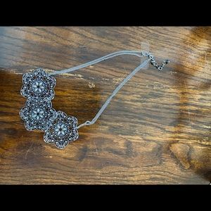 Sliver Flower Necklace